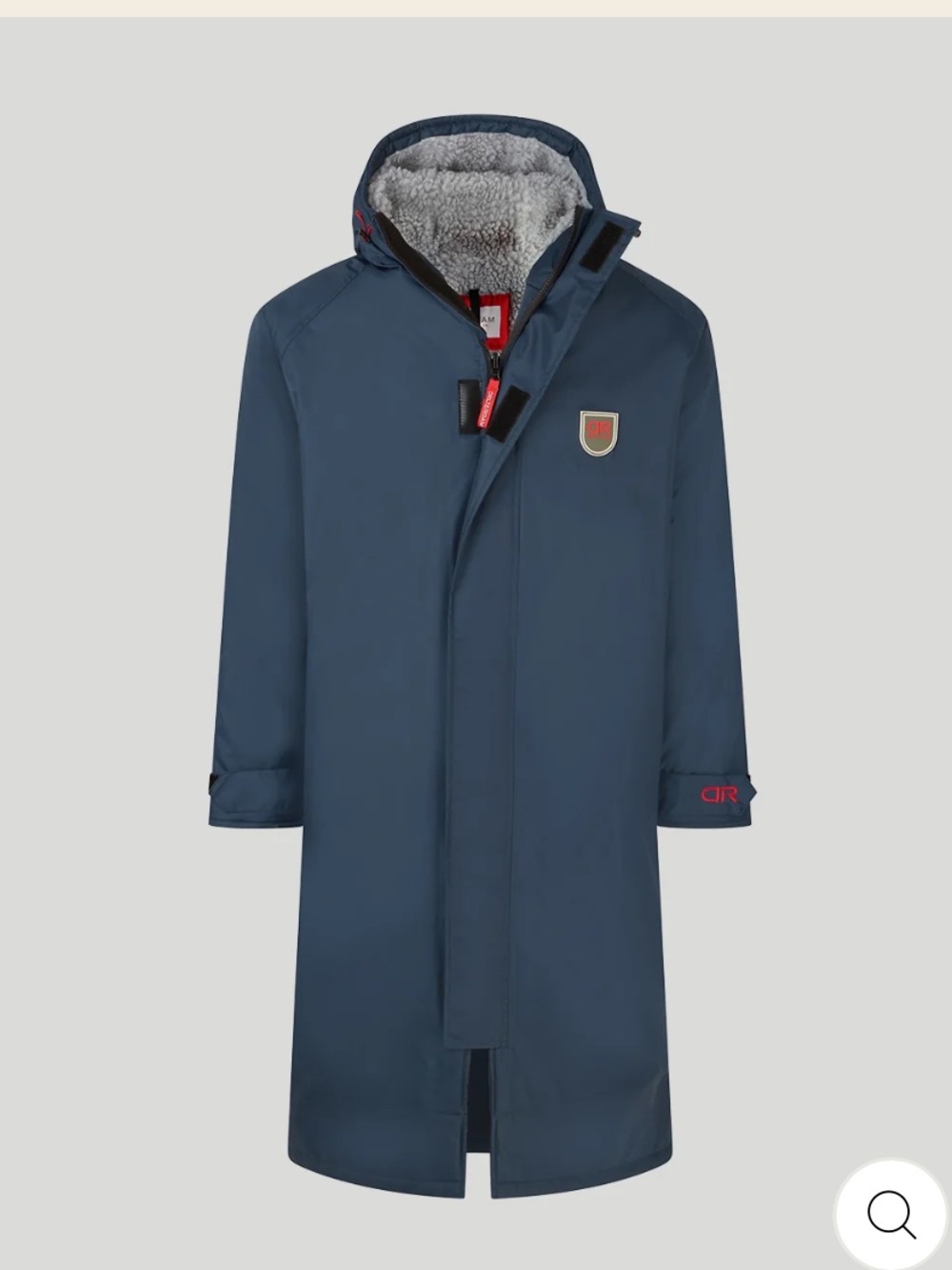 Delta Roam Beaufort Dry Robe Jacket Admiral Navy XS